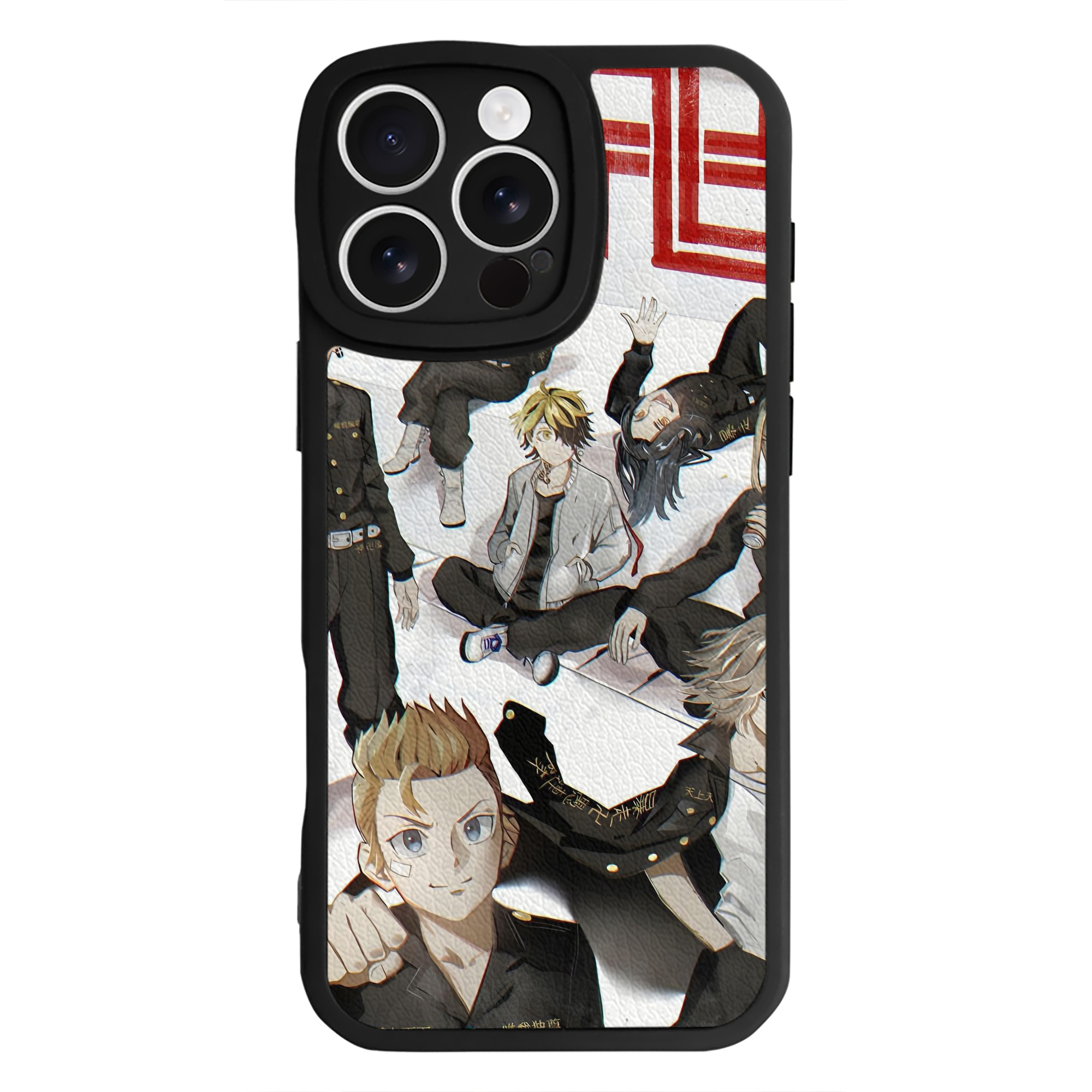 （画像用） 東京リベンジャーズ Tokyo Revengers 【iPhone 16シリーズ対応】シリコンスマホケース（レザー調） 材質：シリコン